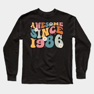 Awesome Since 1986 37Th Birthday Long Sleeve T-Shirt